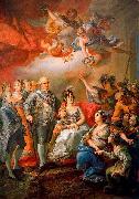 Vicente Lopez y Portana King Charles IV of Spain and his family pay a visit to the University of Valencia in 1802 Germany oil painting artist